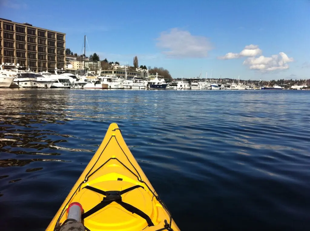 Kayaking on Lake Union